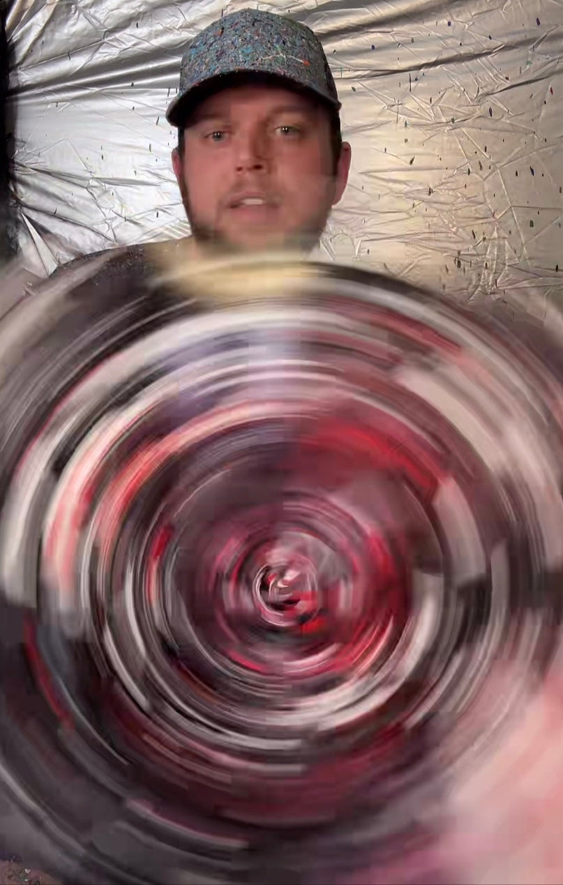 Custom Spin-Art ORIGINAL created on Livestream!