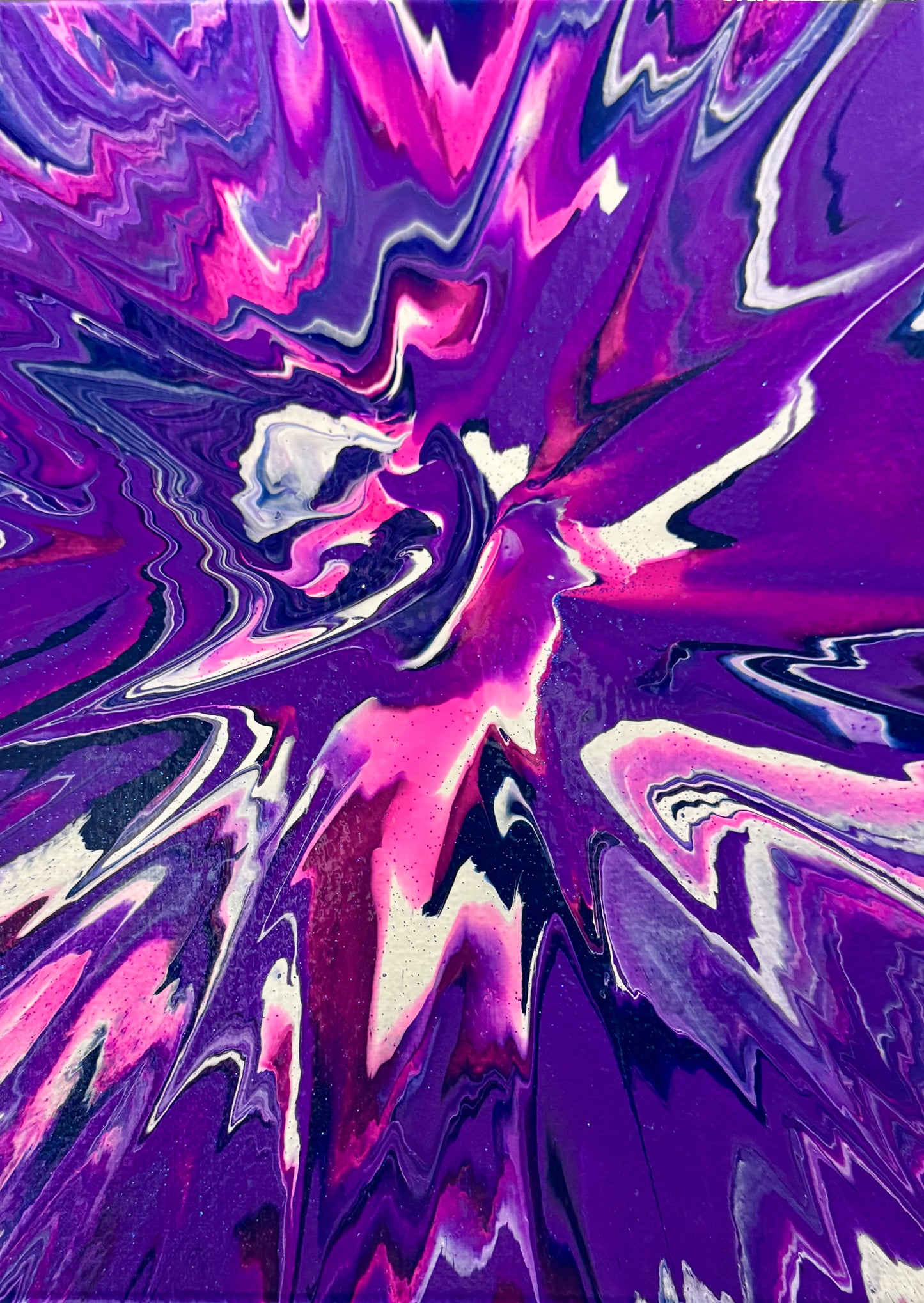 9x12 Galaxy Starburst Emma Hogan Original Creation