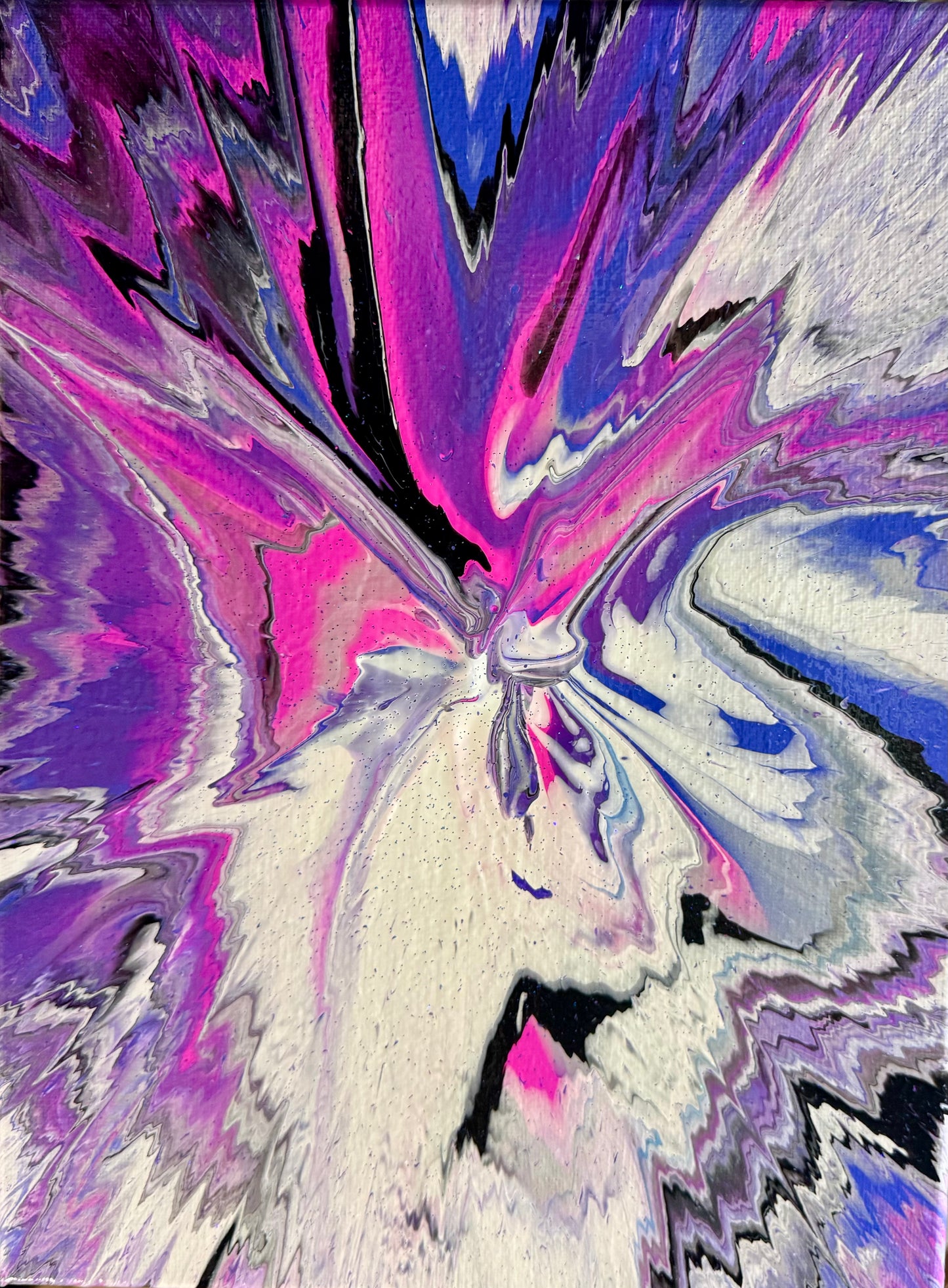 9x12 Electric Unicorn - Emma Hogan Original Creation