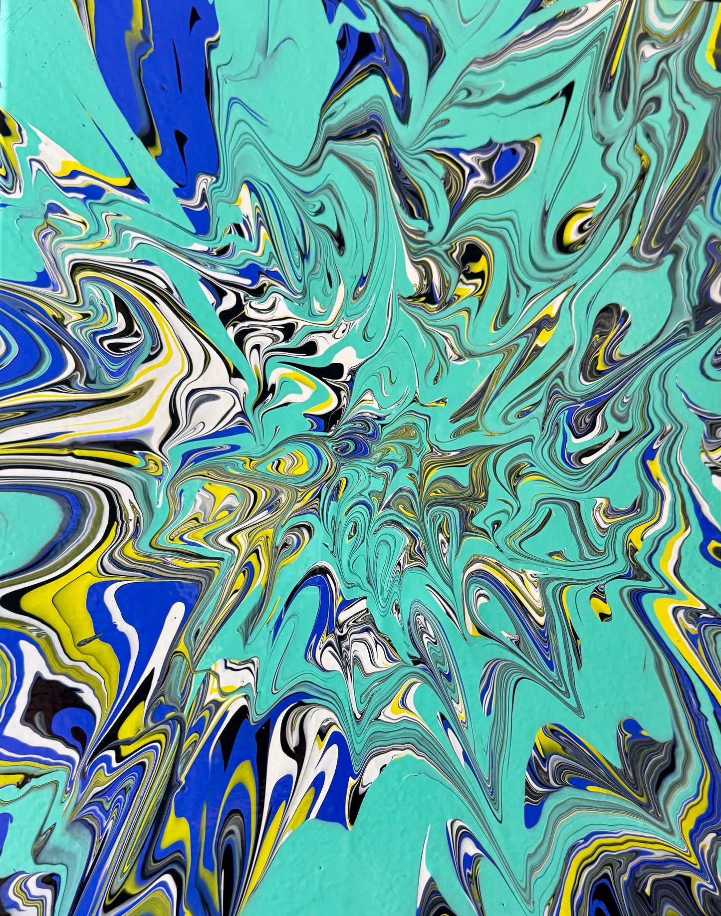 11x14 Turquoise Wonderland - Kyle Hogan Original Creation