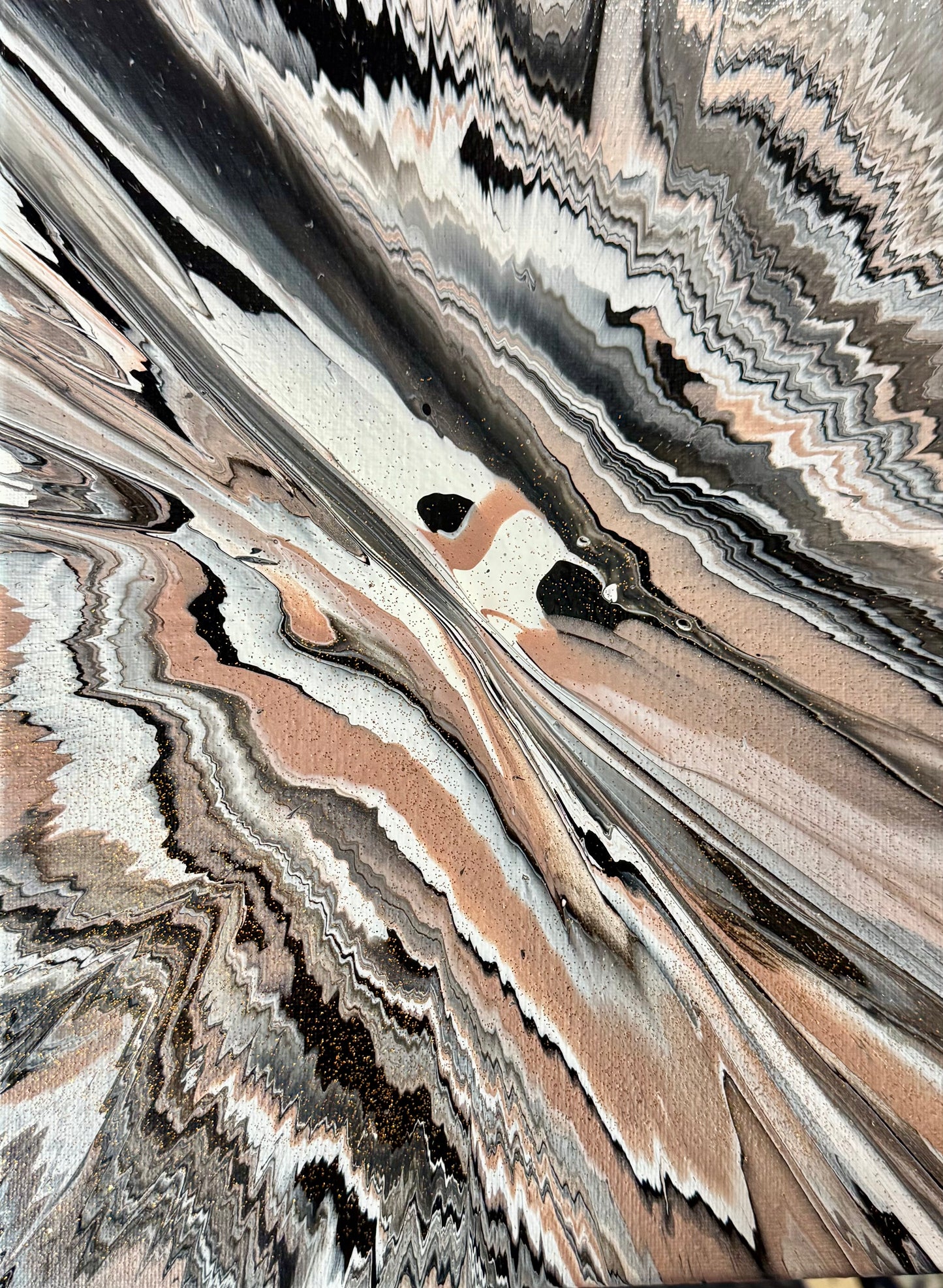 9x12 Champagne Blast - Emma Hogan Original Creation