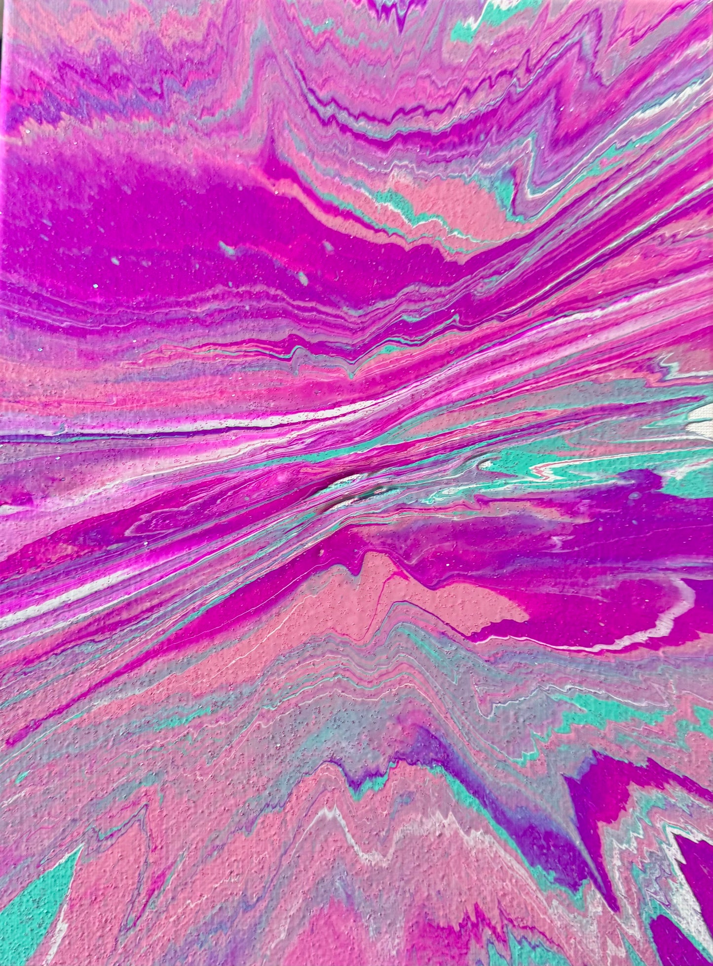 9x12 Pink Sunrise - Emma Hogan Original Creation