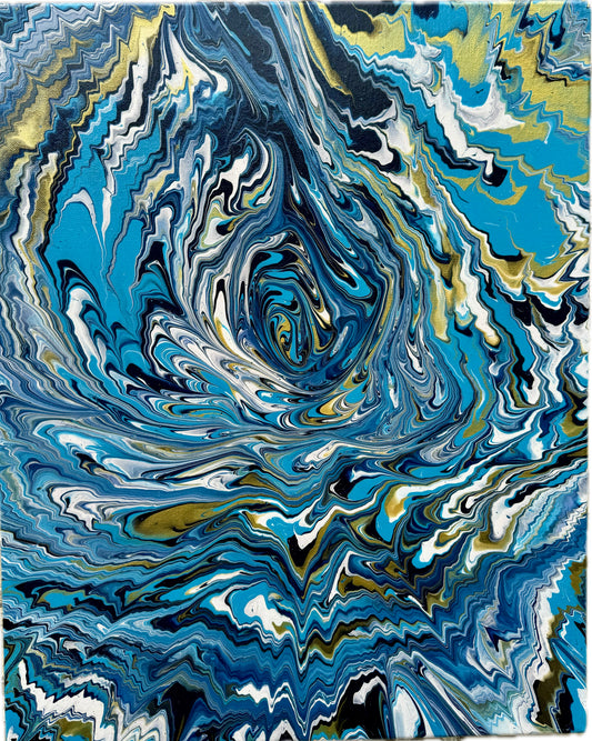 Sapphire Glow Hogan Creation Spin Art