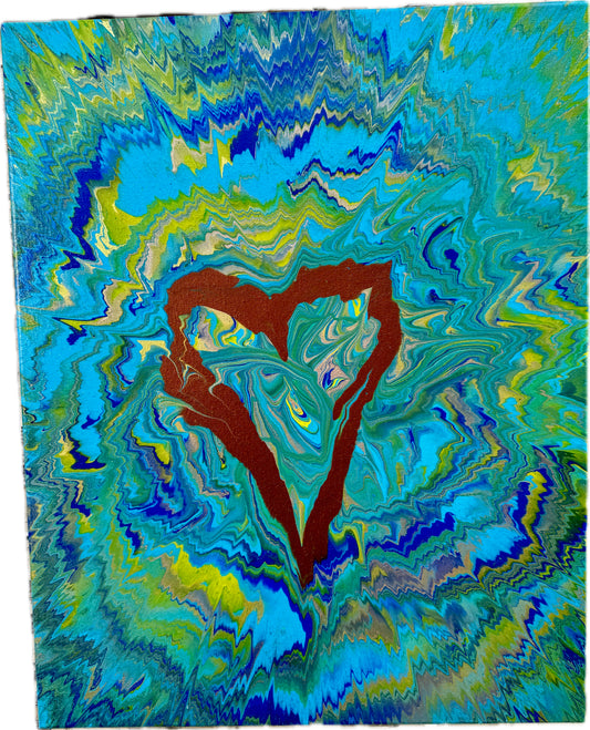 Copper Embrace Hogan Creation Spin Art