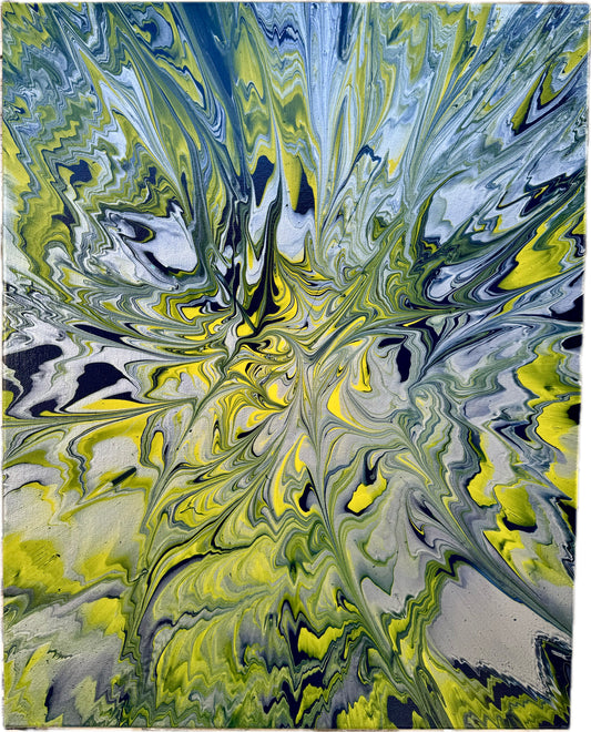 Silver Ember Hogan Creation Spin Art