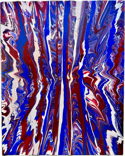 Stripes of Freedom Hogan Creation Spin Art
